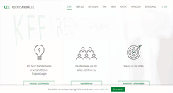 Desktop Screenshot of kee-law.de